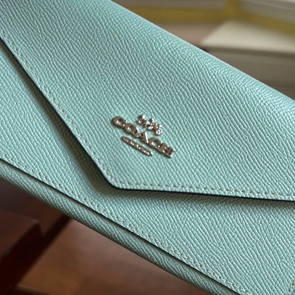 Coach Light Blue wallet